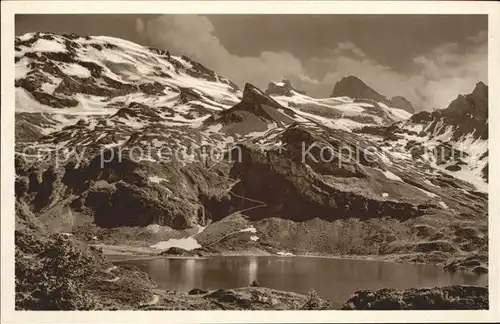 Engelberg OW Truebsee mit Jochpass Kat. Engelberg