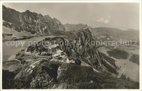 Engelberg OW Schwebebahn nach Truebsee Alpenpanorama Kat. Engelberg