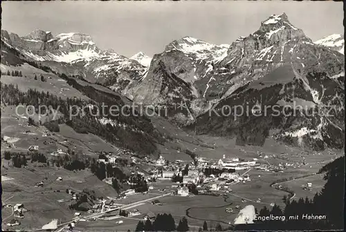 Engelberg OW Gesamtansicht mit Alpenpanorama Kat. Engelberg