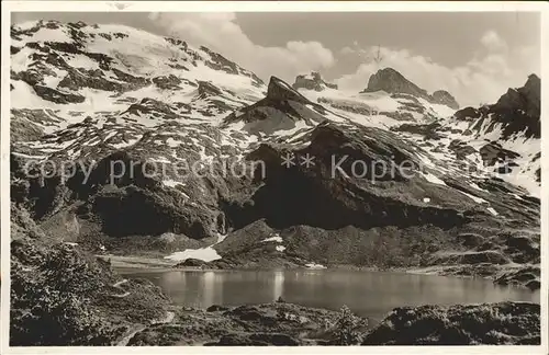 Truebsee OW mit Jochpass Gebirgspanorama Kat. Engelberg