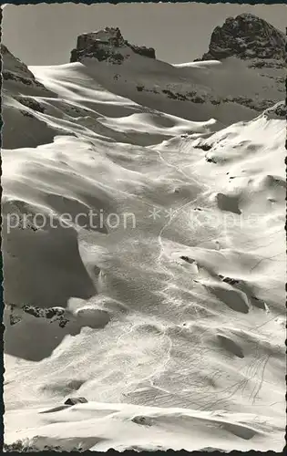 Engelberg OW Skigebiet Truebsee Jochpass Kat. Engelberg