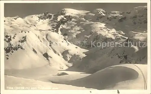 Truebsee OW Blick zum Titlis Urner Alpen Winterpanorama Kat. Engelberg