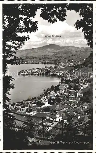 Territet Montreux avec Mont Pelerin / Montreux /Bz. Vevey