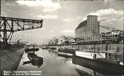 Basel BS Kleinhueninger Rheinhafen Kat. Basel