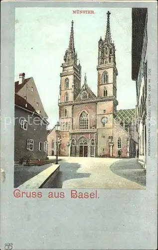 Basel BS Muenster Kuenstlerkarte Kat. Basel