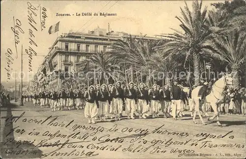 Alger Algerien Soldatenaufmarsch / Algier Algerien /