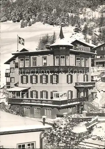 St Moritz GR Pension Villa Gruenenberg Kat. St Moritz