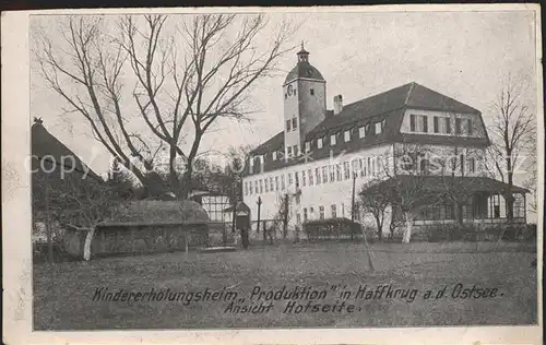 Haffkrug Ostseebad Kinder Erholungsheim Produktion