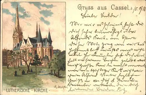 Cassel Kassel Luther Kirche Kat. Kassel