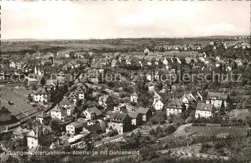 Untertuerkheim Altesteige mit Gehrenwald Kat. Stuttgart