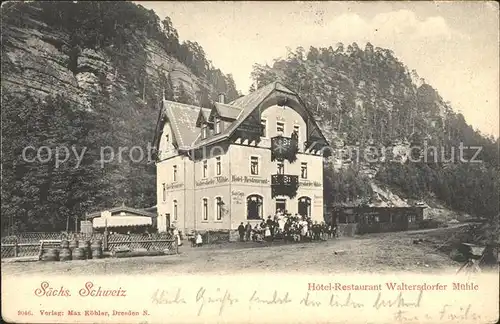 Waltersdorfer Muehle Hotel Restaurant Kat. Neustadt Sachsen