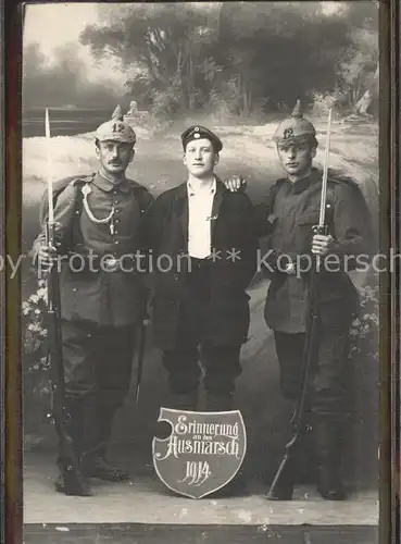 Militaria WK1 Gruppenfoto Erinnerung an Ausmarsch  Regiment 12 