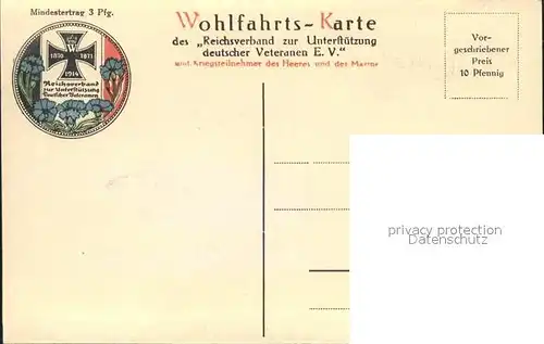 Adel excellenz v. Mudra Wohlfahrts Karte WK1 Kat. Koenigshaeuser