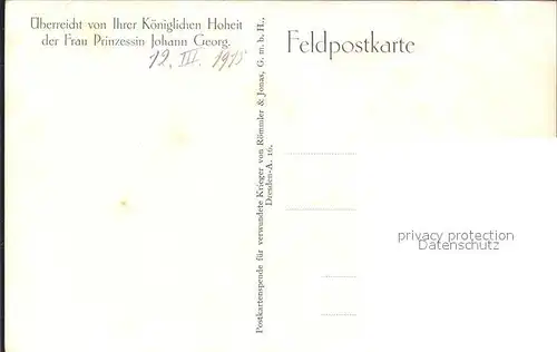 Adel Preussen Kronprinz Georg von Sachsen  Kat. Koenigshaeuser