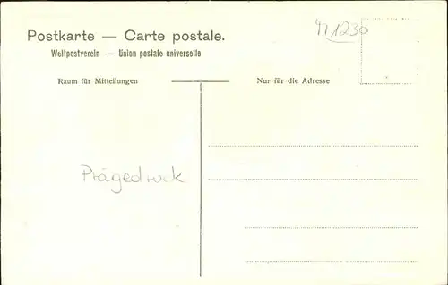 Briefmarke auf Ak Bayern Prinz-Regent Luitpold / Besonderheiten /