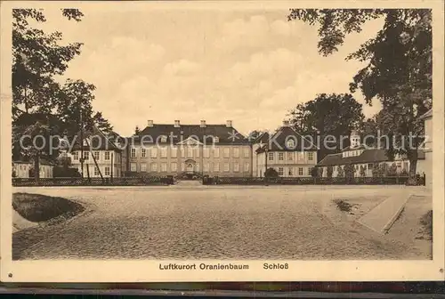 Oranienbaum Schloss Luftkurort Kat. Oranienbaum