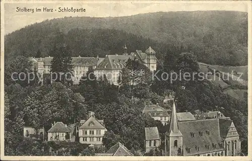 Stolberg Harz Schlosspartie Kat. Stolberg Harz