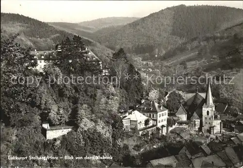 Stolberg Harz Blick von der Toellebank Kat. Stolberg Harz