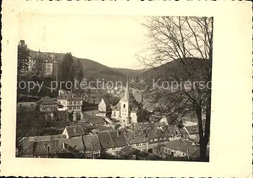 Stolberg Harz Ortsansicht Schloss Kirche Kat. Stolberg Harz