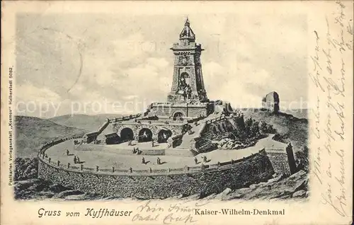 Kyffhaeuser Kaiser Wilhelm Denkmal  Kat. Bad Frankenhausen