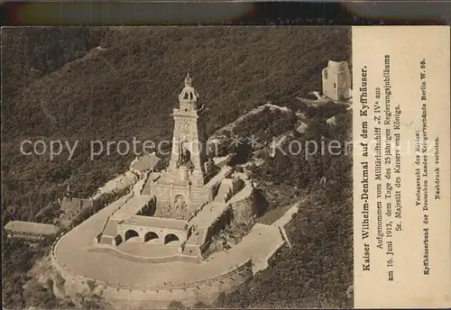 Kyffhaeuser Kaiser Wilhelm Denkmal Kat. Bad Frankenhausen