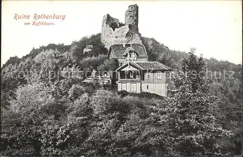 Kyffhaeuser Ruine Rothenburg Kat. Bad Frankenhausen