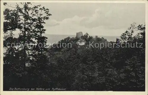 Kelbra Kyffhaeuser Burg Rothenburg Kat. Kelbra Kyffhaeuser