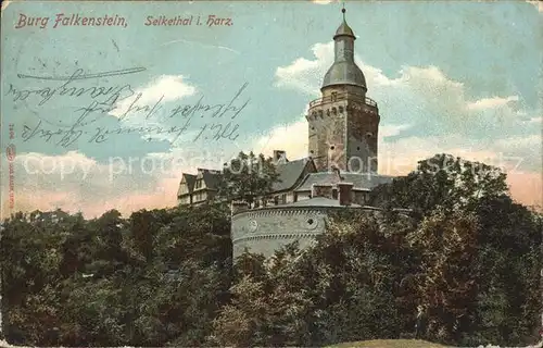 Harz Region Burg Falkenstein Selketal