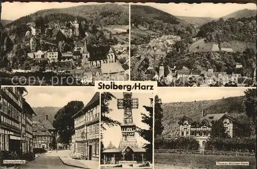 Stolberg Harz Neustadtstrasse Thomas Muentzer Heim  Kat. Stolberg Harz