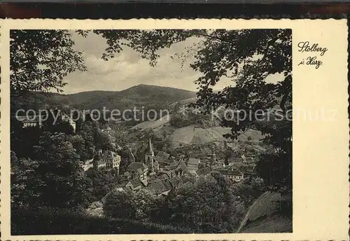 Stolberg Harz Panorama Kat. Stolberg Harz