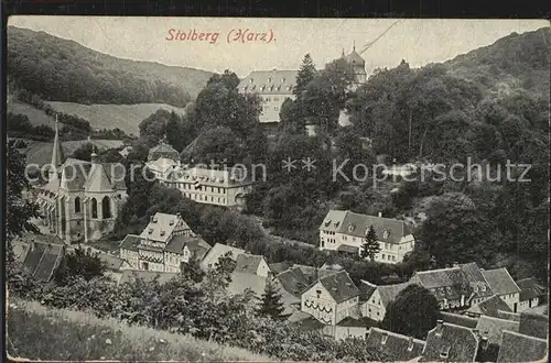 Stolberg Harz Ortsansicht Schloss Kirche Kat. Stolberg Harz