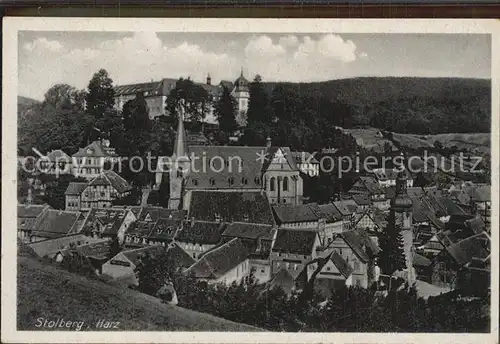 Stolberg Harz Ortsansicht Kirche Kat. Stolberg Harz