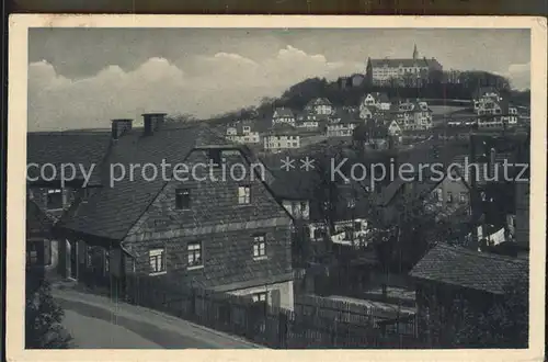 Stolberg Harz Blick auf Gartenstadt Schloss Hoheneck Kat. Stolberg Harz