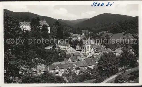 Stolberg Harz Ortsansicht Kat. Stolberg Harz