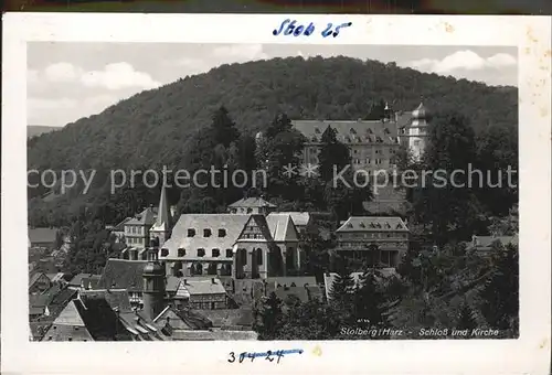 Stolberg Harz Schloss Kirche Kat. Stolberg Harz