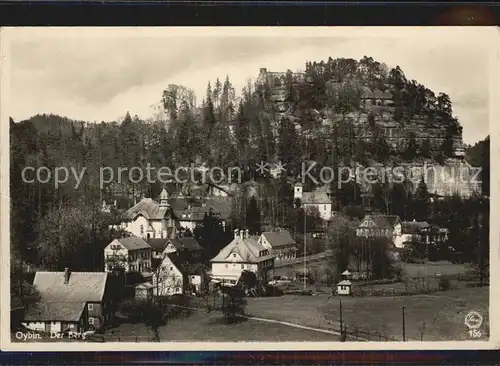 Oybin Zittauer Gebirge Kurort Berg Kat. Kurort Oybin