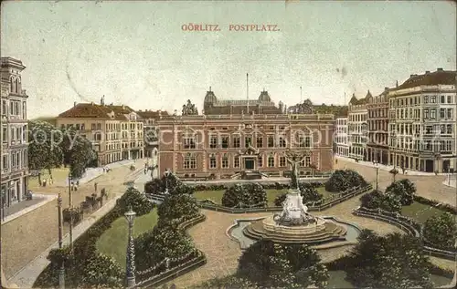 Goerlitz Sachsen Postplatz Kat. Goerlitz