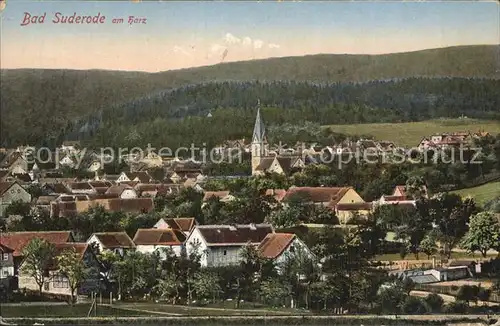 Bad Suderode Harz Ortsansicht Kirche Kat. Bad Suderode