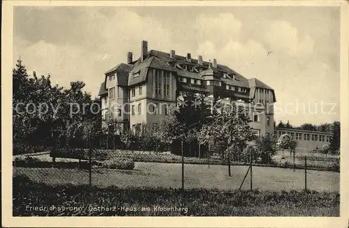 Friedrichsbrunn Harz Haus am Klobenberg Kat. Friedrichsbrunn