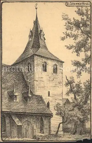 Wernigerode Harz Sankt Johannis Kirche Kat. Wernigerode