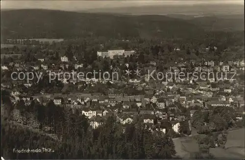 Bad Friedrichroda Teilansicht Kat. Friedrichroda