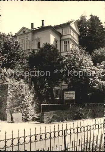 Friedrichroda Konditorei und Cafe Waldschloesschen Kat. Friedrichroda