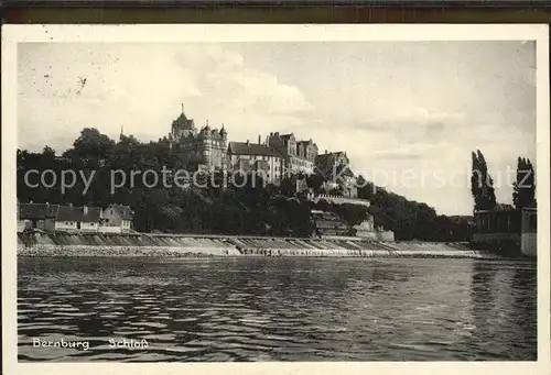 Bernburg Saale Schloss Kat. Bernburg