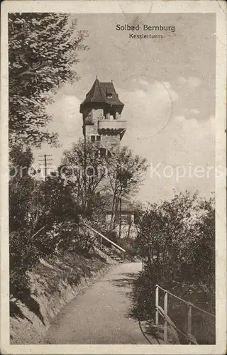 Bernburg Saale Kesslerturm Kat. Bernburg