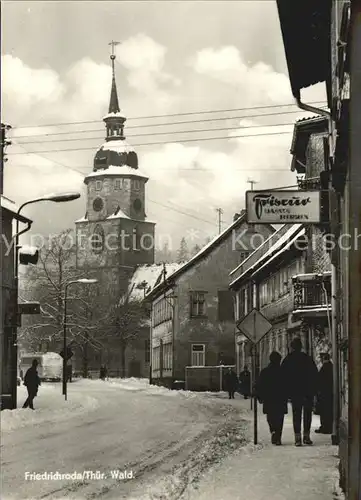 Friedrichroda Blick zur Kirche Kat. Friedrichroda