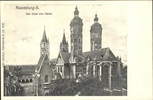Naumburg Saale Der Dom von Osten Kat. Naumburg