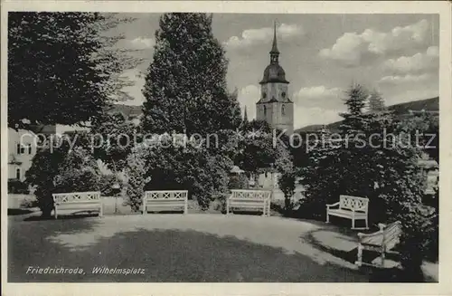 Friedrichroda Wilhelmsplatz Kat. Friedrichroda