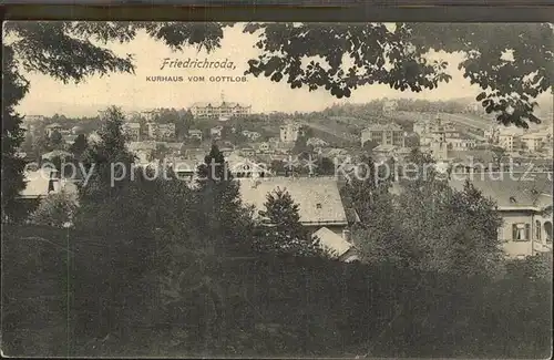 Friedrichroda Kurhaus vom Gottlob Kat. Friedrichroda