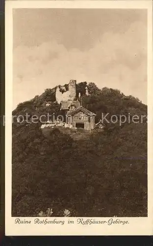 Kyffhaeuser Ruine Rothenburg Kat. Bad Frankenhausen