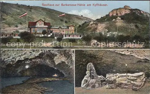 Bad Frankenhausen Gasthaus zur Barbarossa Hoehle Kat. Bad Frankenhausen